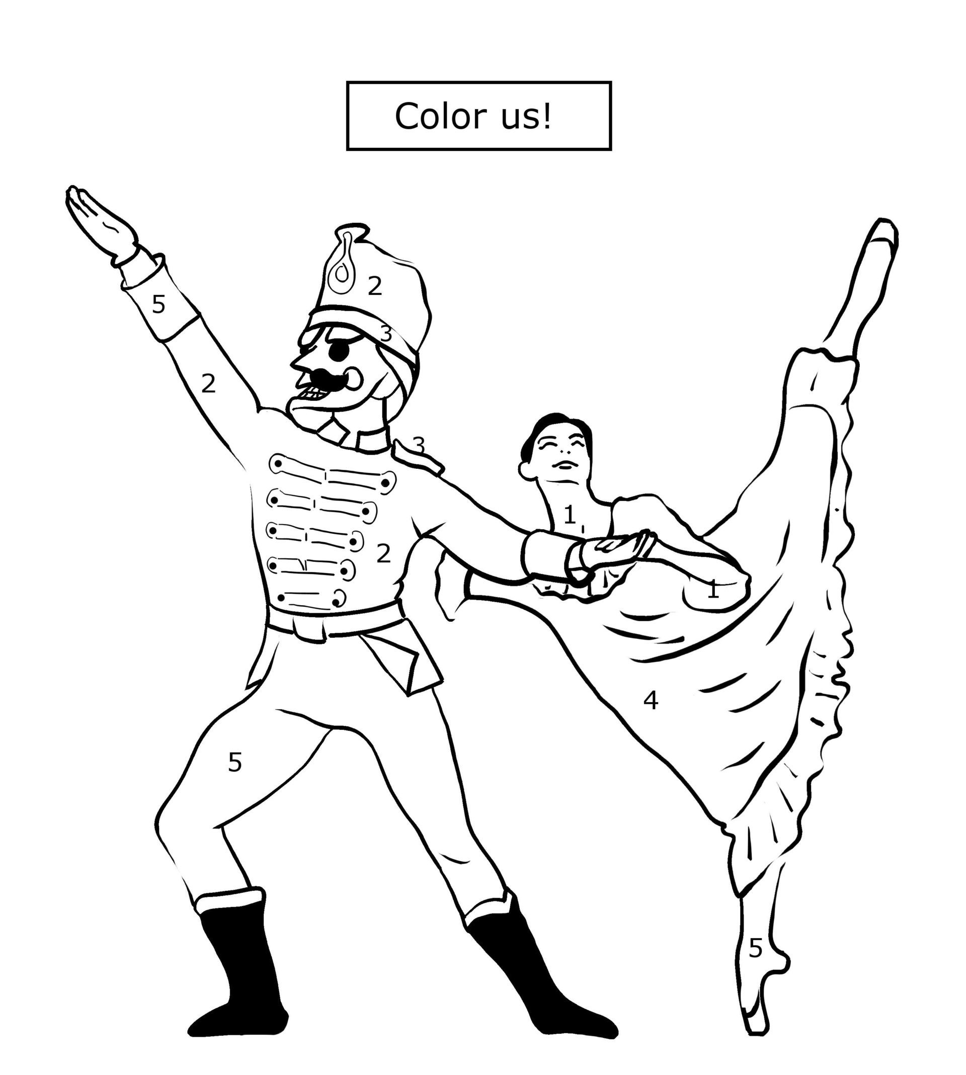 Nutcracker Coloring Sheets (Pack of 15) – Coloring Books for Kidz