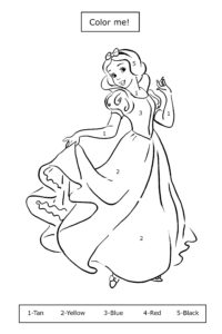 Snow White Coloring Sheets (Pack of 15) – Coloring Books for Kidz